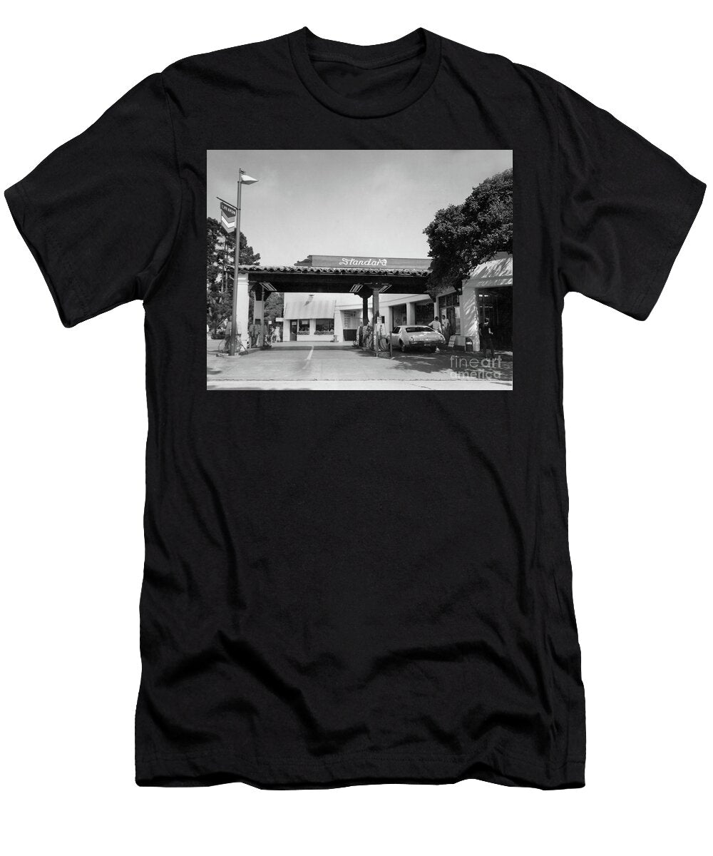 Standard Gas Station on Ocean Ave and San Carlos Carmel Calif California Views Mr Pat Hathaway Archives T-Shirt