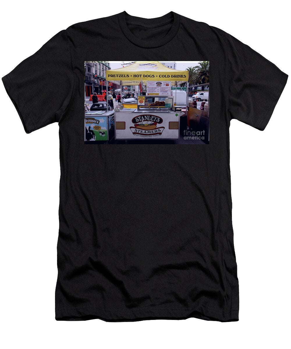 Stanleys Steamers Hot Dog Stand on Post Street San Francisco California 5d17929 San Francisco Bay Area Art and Photography T-Shirt