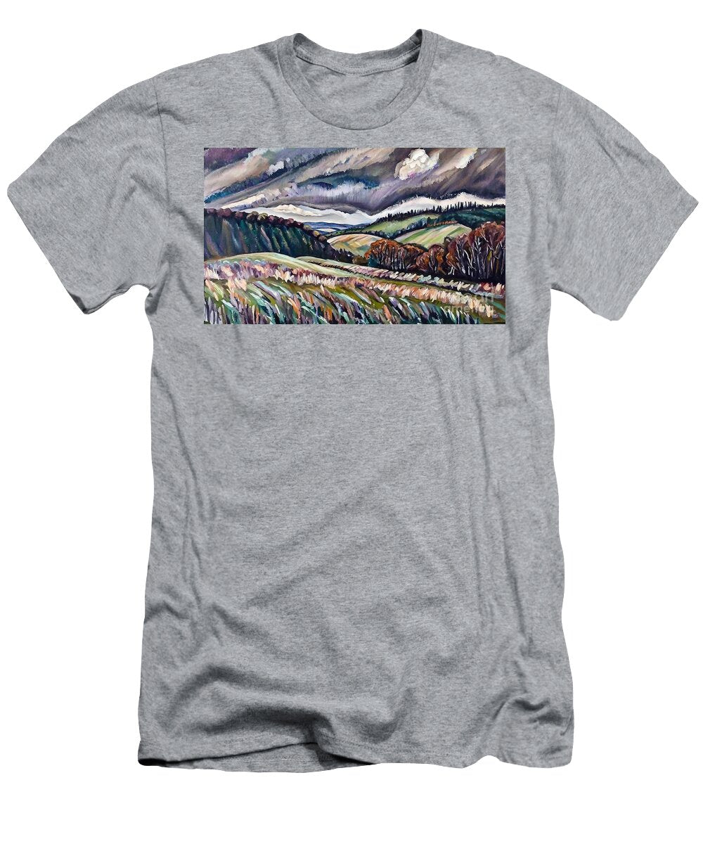 Stanmer Estate Painting Park Sky Sunset Trees Walk Walking Winte N Akkash T-Shirt