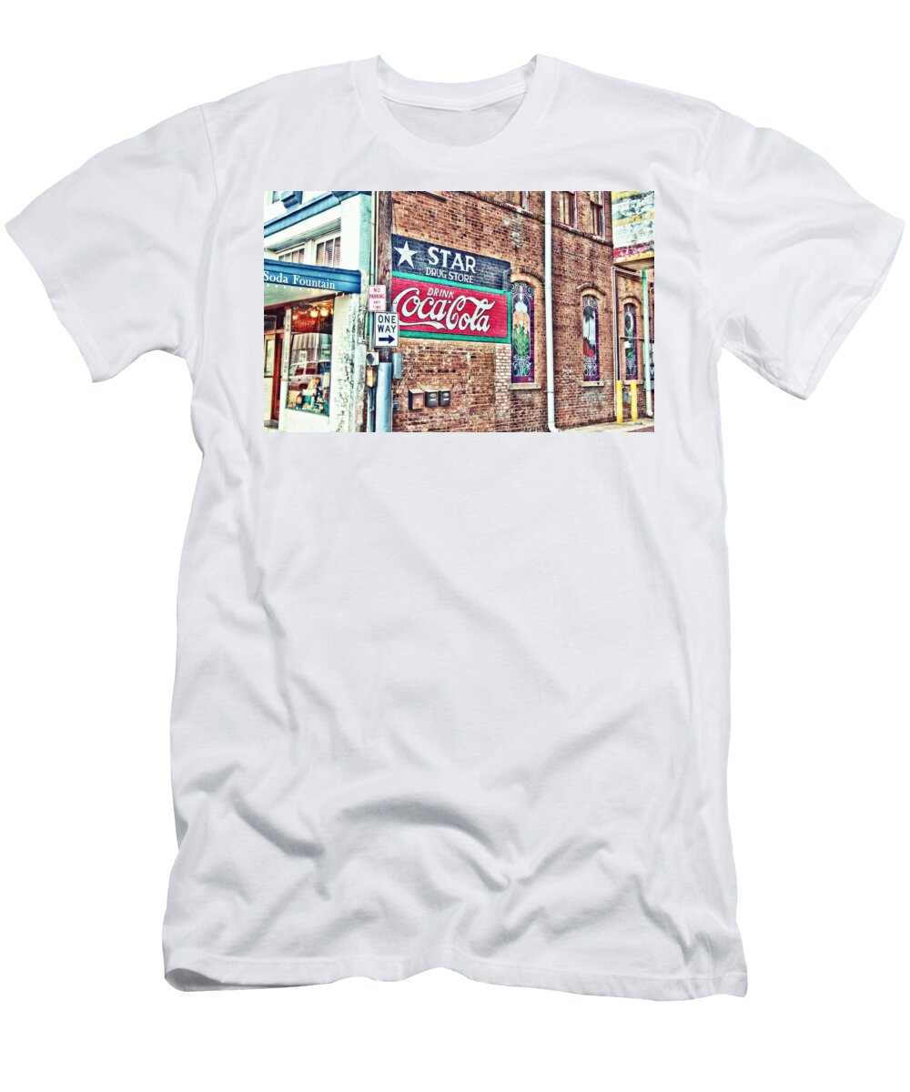 Star Drug Store Wall Sign Hdr Scott Pellegrin T-Shirt
