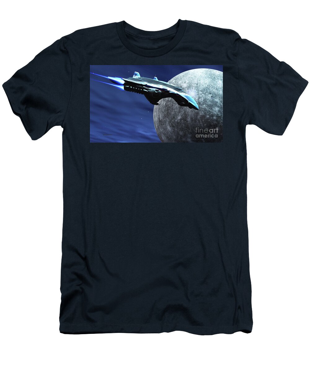 Starcruiser Visits Mercury Corey Ford T-Shirt