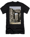 Statue of Pharaoh Ramses Iii Regne 1186 1154 Bc in the Ruins of His Funeral Temple in Medinet Habou Egypt Late 19th Century Lithograph From 19th Century Illustration American School T-Shirt