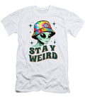 Stay Weird Cosmic Quirk in Tie Dye Mounir Khalfouf T-Shirt