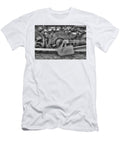Steam Locomotive Front Middle Drive Wheel Greg Hager T-Shirt