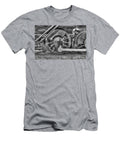 Steam Locomotive Rear Drive Wheel Greg Hager T-Shirt