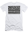 Steam Locomotive Rear Middle Drive Wheel Greg Hager T-Shirt
