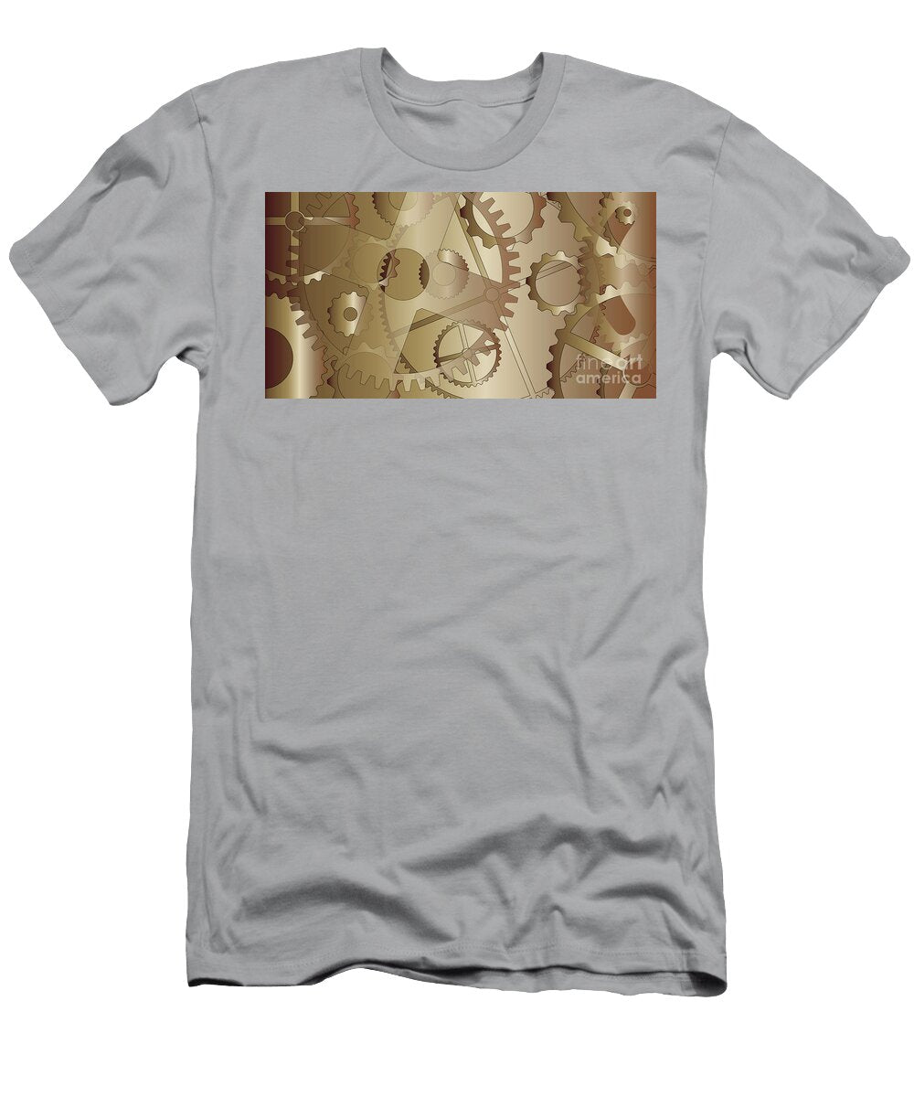 Steam Punk Gears Bigalbaloo Stock T-Shirt