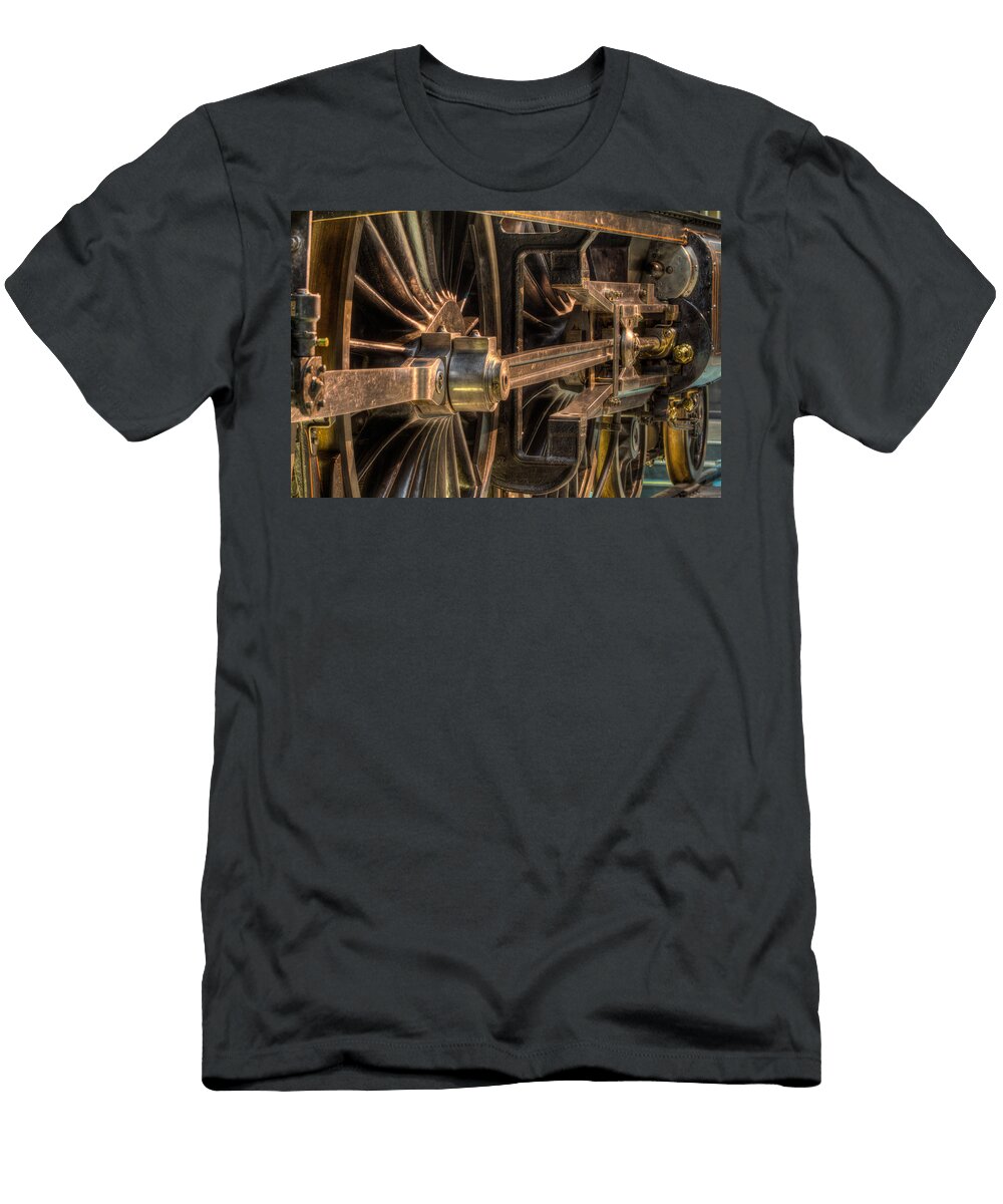 Steam Train Close Up Clare Bambers T-Shirt