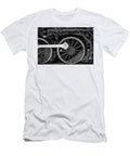 Steam Train Wheels Bw Elisabeth Lucas T-Shirt