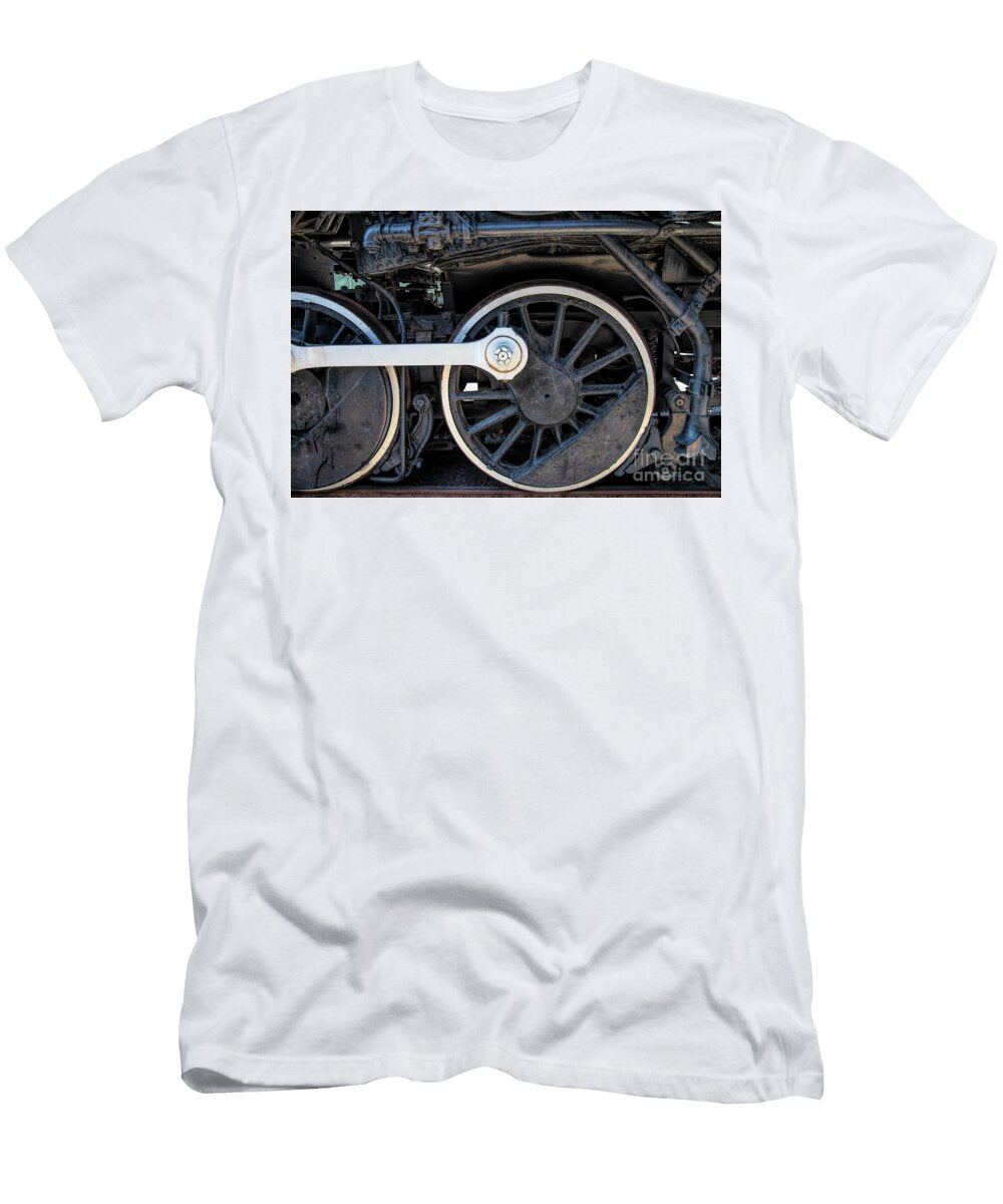 Steam Train Wheels Elisabeth Lucas T-Shirt
