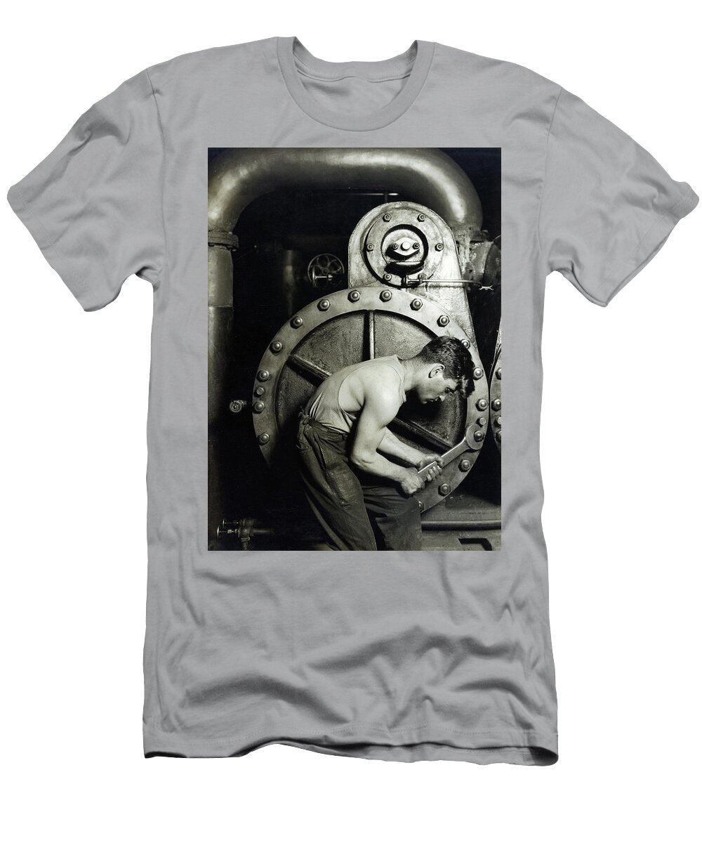 Steamfitter or Mechanic and Steam Pump Lewis Hine T-Shirt