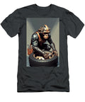 Steampunk Cyborg Monkey Repairing Tire Team of Monkeys T-Shirt
