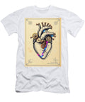 Steampunk Mechanical Heart Design Mechanical Heart Anatomical Heart Made Victorian Brass Gears Clock Maisha Gilmore T-Shirt