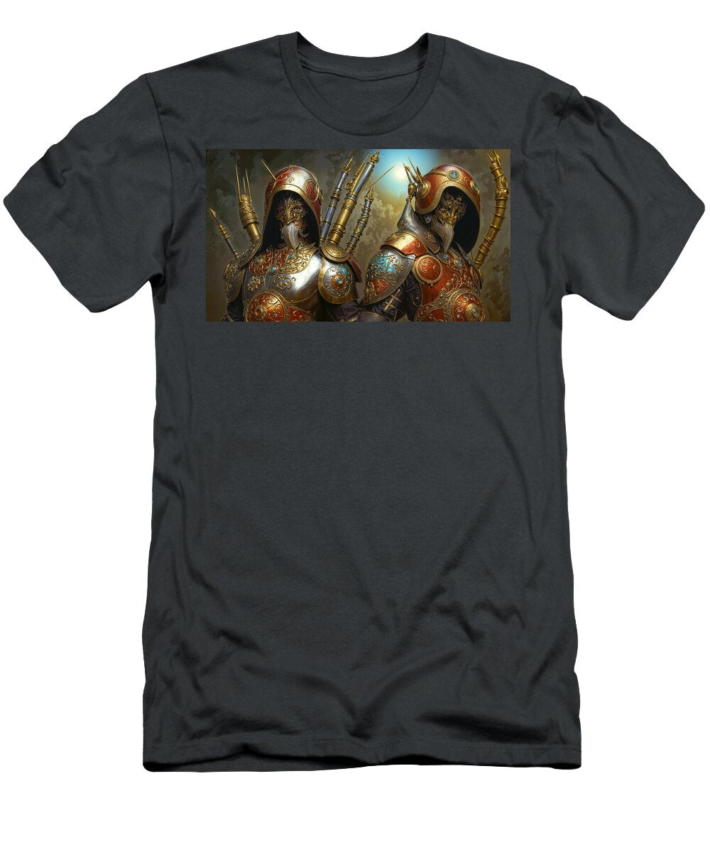 Steampunk Sentinels Quantum Pizza T-Shirt
