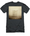 Stick and Net Cube Sculpture in Fog Yo Pedro T-Shirt