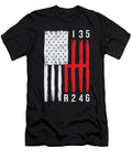 Stick Shift American Flag Steven Zimmer T-Shirt
