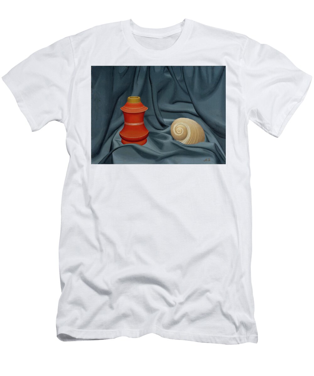 Still Life with Red Bobbin Mario Broglio T-Shirt