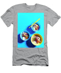 Still Life with Three Bowls of Buckwheat Spicy Cold Noodles Brett Stevens T-Shirt