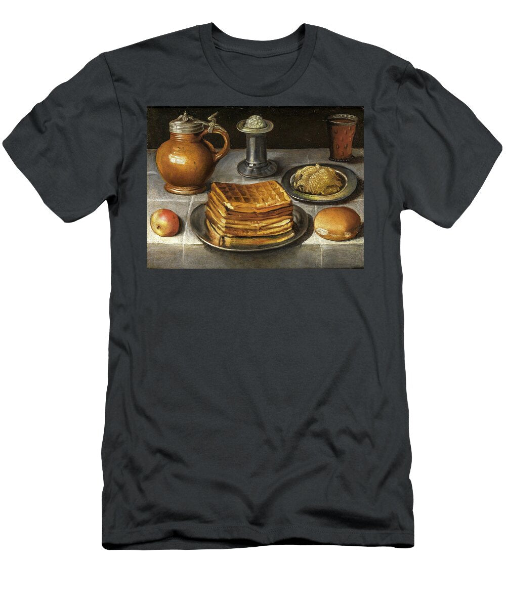 Still Life with Waffles Artist Circle of Georg Flegel Circle of Georg Flegel T-Shirt