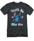 Stitch Touch Me and I Will Bite You Funny for Fans T and Woman Summer Graphic Hot Trending Women Andries Klijn Velderman T-Shirt