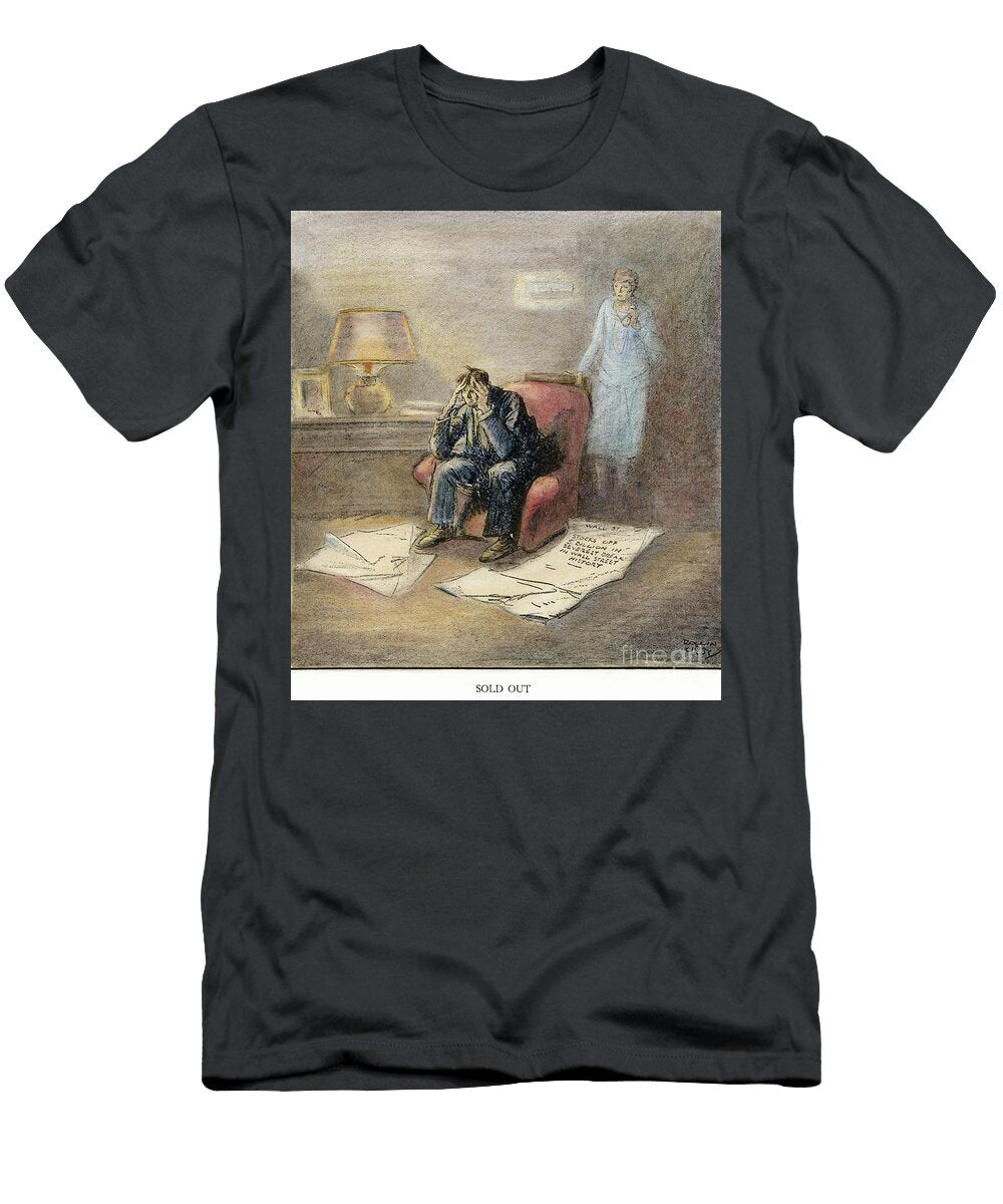 Stock Market Cartoon 1929 Granger T-Shirt