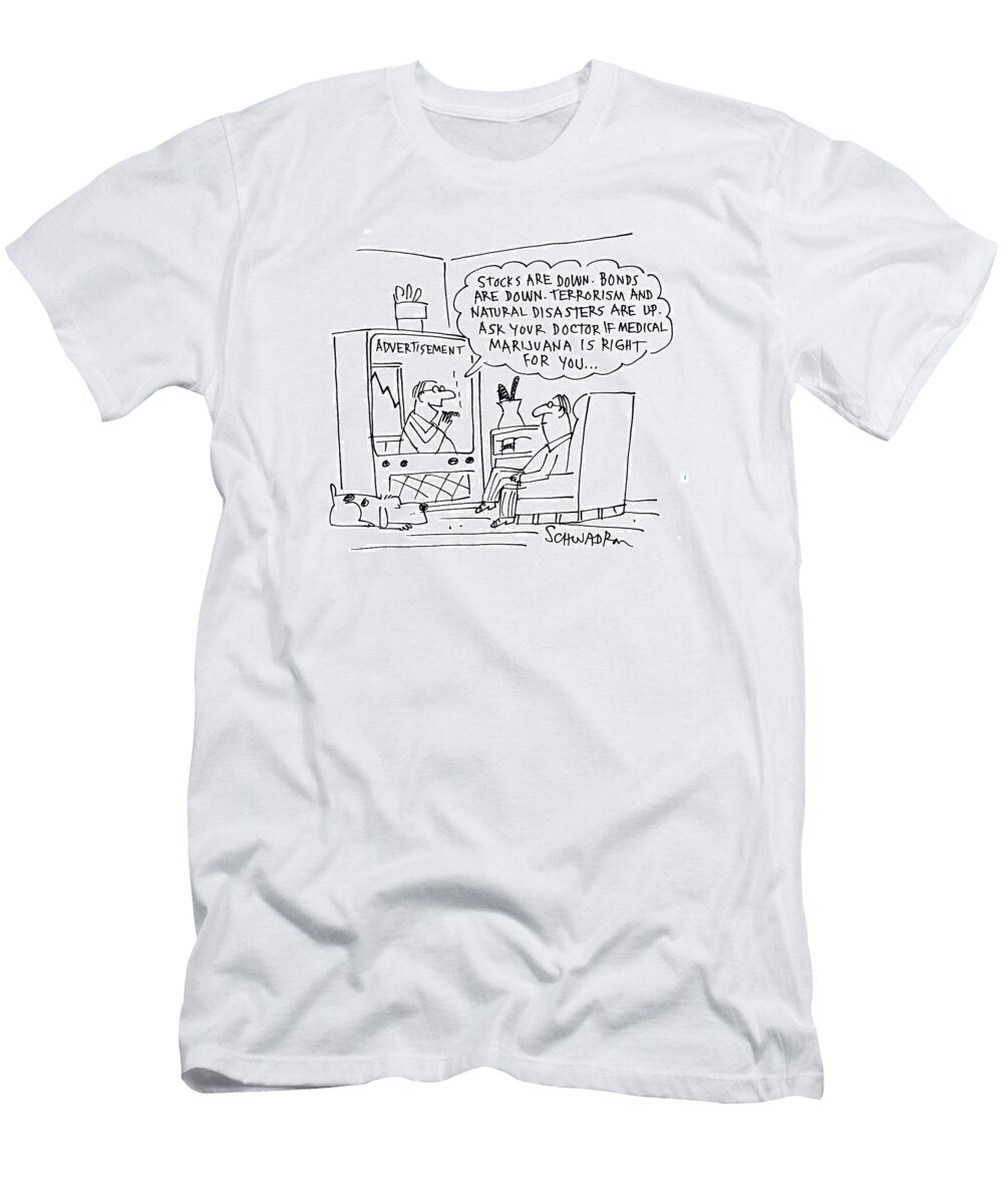 Stocks Are Down Bonds Are Down Terrorism and Natural Harley Schwadron T-Shirt