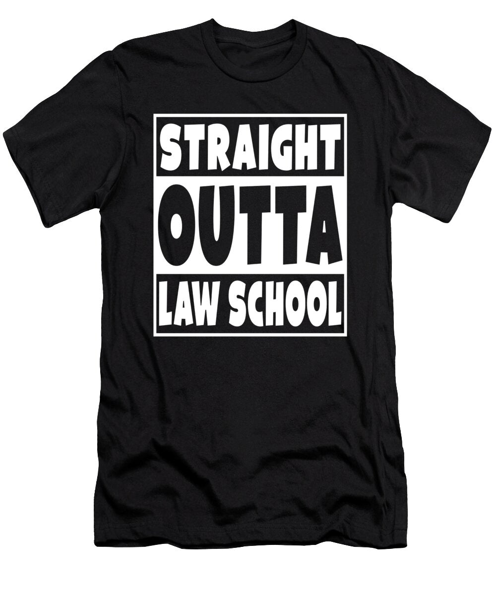Straight Outta Law School Graduation Lawyer Eyes Four T-Shirt
