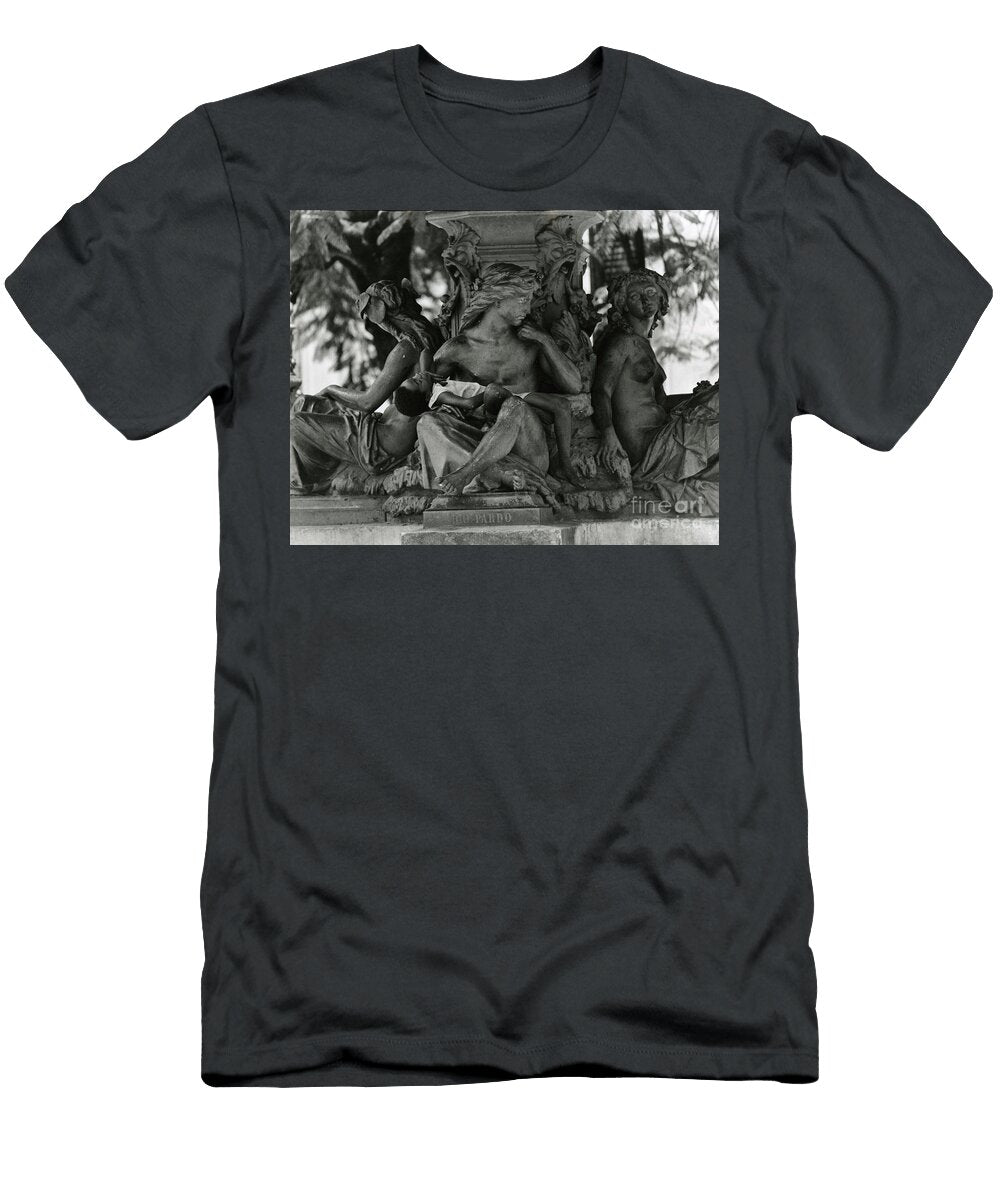 Street Child Asleep in the Arms of a Statue in Salvador De Bahia Brazil 1978 T-Shirt