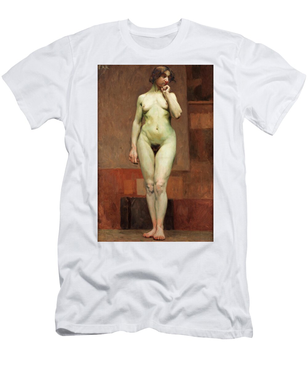 Study of Female Nude Mario Villares Barbosa T-Shirt