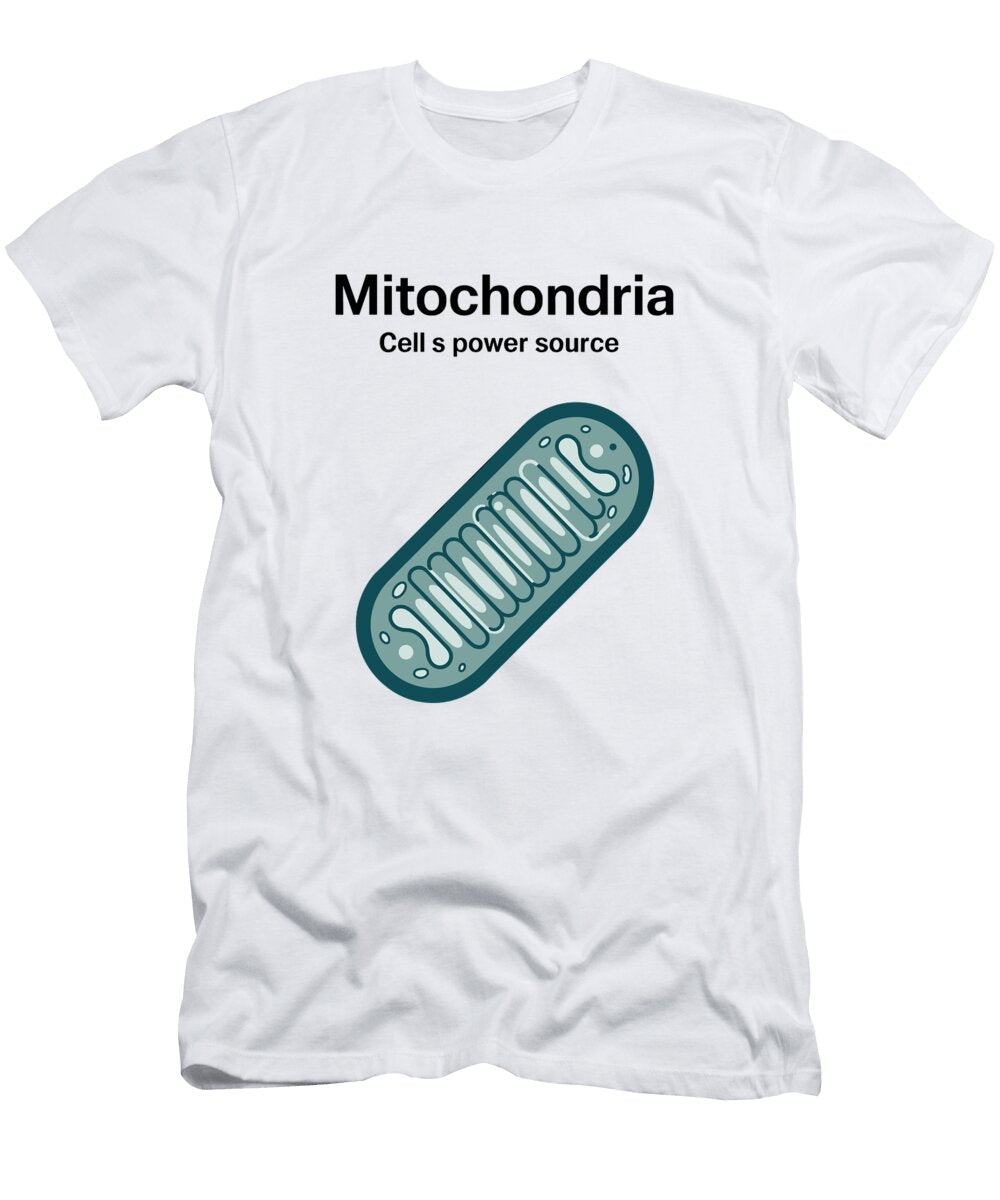 Stylized Mitochondria Diagram Paulo Silveira T-Shirt