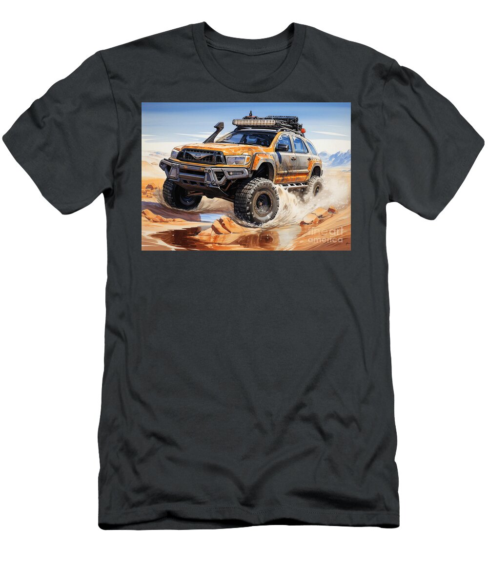 Subaru Baja Turbo Turbocharged Adventure in Mountain Majesty Destiney Sullivan T-Shirt