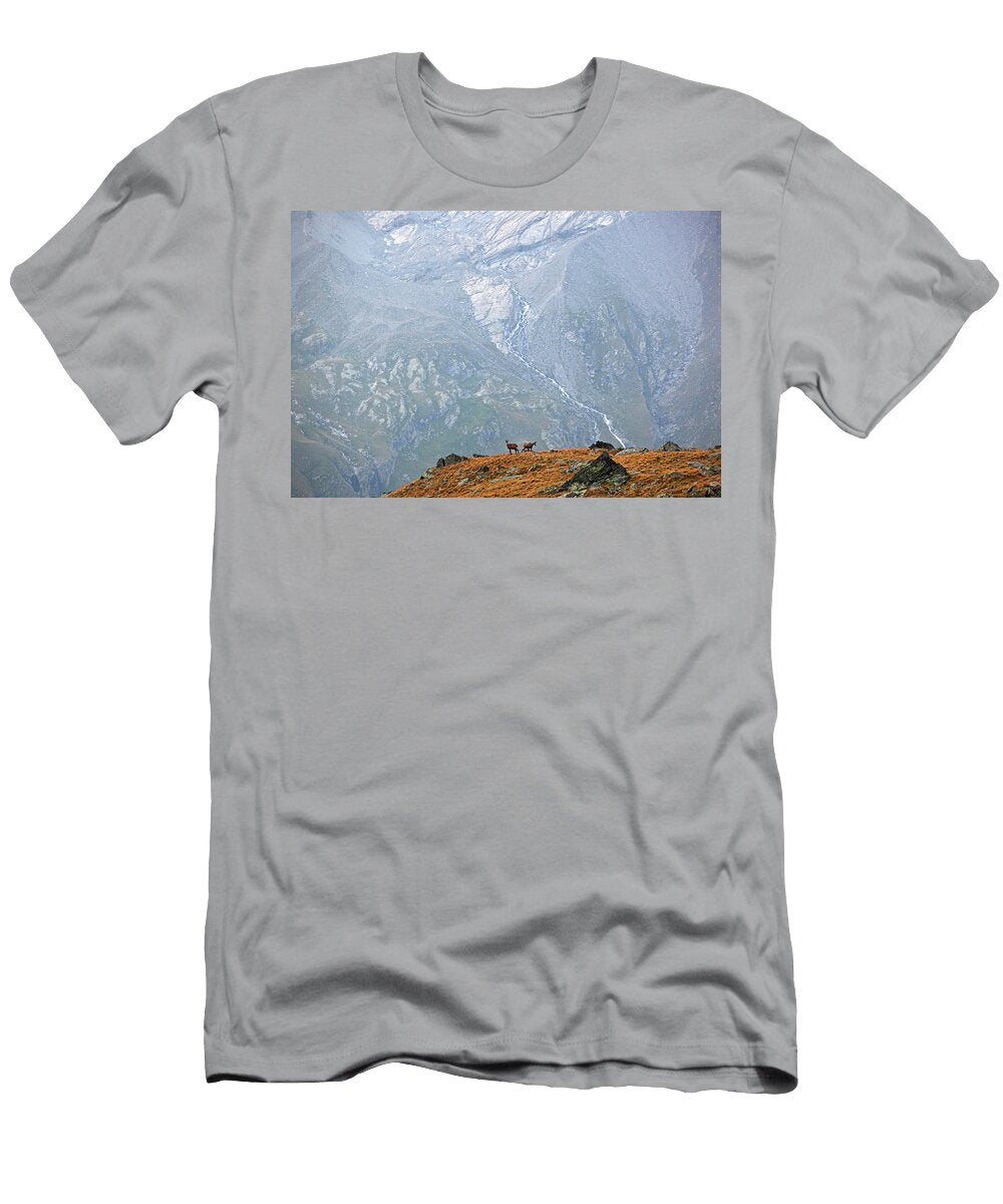 Summer in Saas Fee Mountain Mario Colonel T-Shirt
