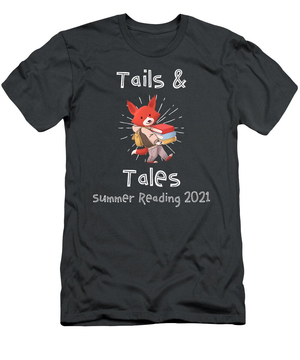Summer Reading 2021 Tails and Tails Librarian Prize Ahren Hermela T-Shirt
