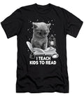 Summer Reading I Teach Kids to Read Teacher Cat Reading Maximus Designs T-Shirt