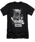 Summer Reading Teacher Cat Reading Book a Book Lover Bookish Maximus Designs T-Shirt