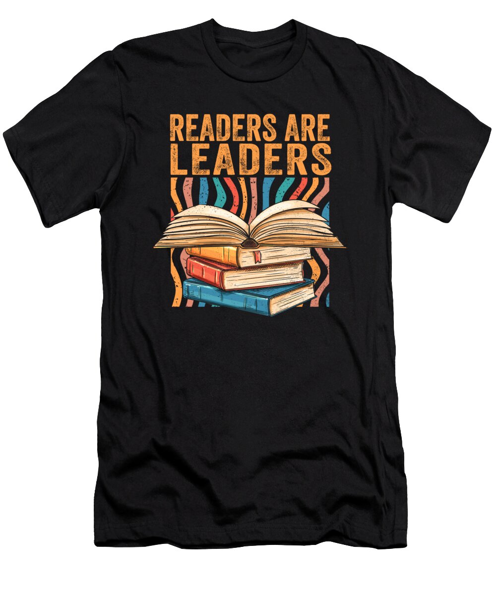 Summer Reading Teacher Readers Are Leaders Bookish Librarian Maximus Designs T-Shirt