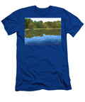 Summertime At Cedar Lane Park Pond Dennis Kirby T-Shirt