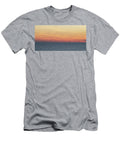 Sun Sets Over Burbo Bank Windfarm Neon Light Photography T-Shirt