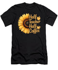 Sunflower and Teacher Coffee Design Joanna Redesiuk T-Shirt