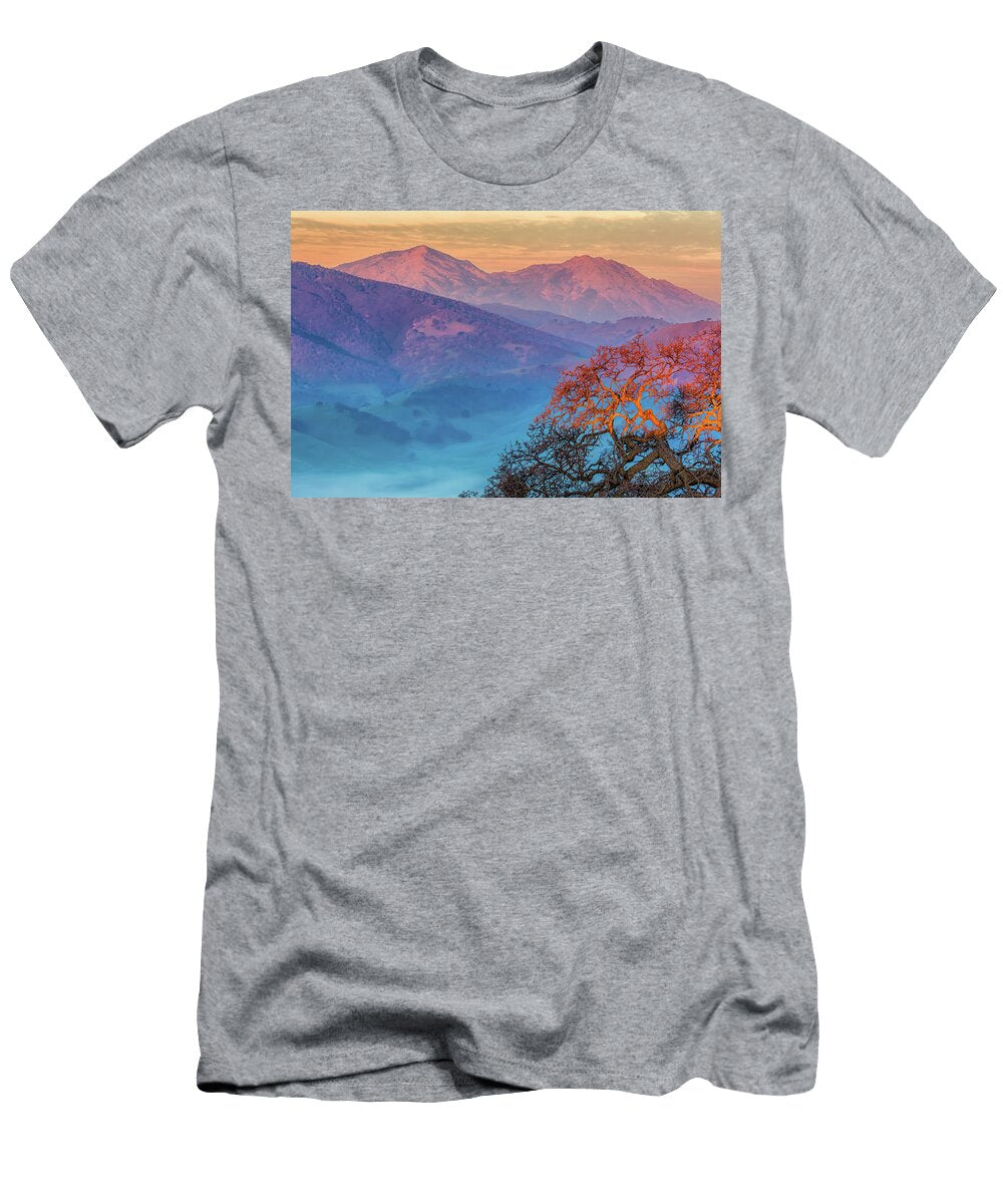 Sunrise Light on Mt Diablo Marc Crumpler T-Shirt