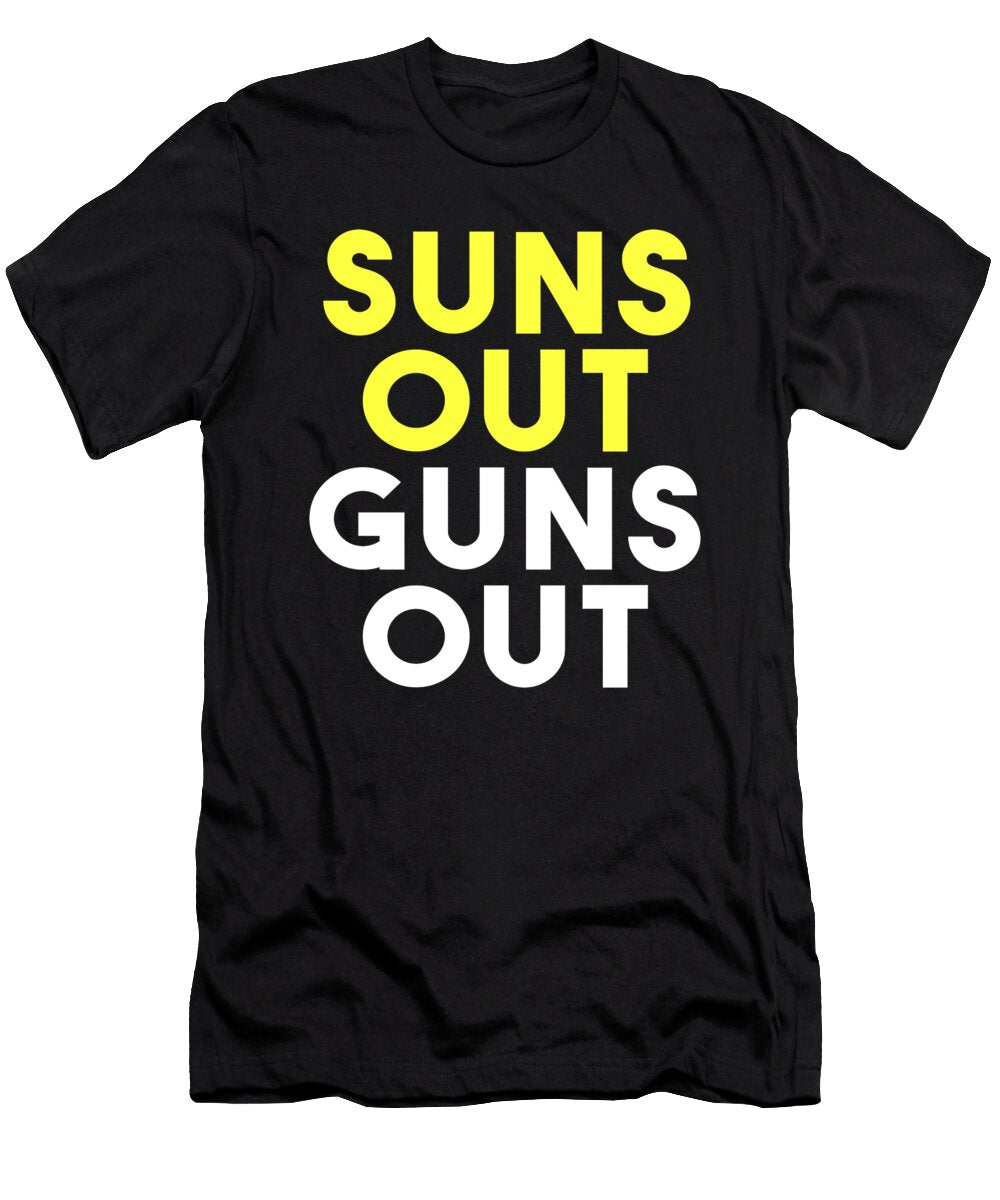 Suns Out Guns Out Fitness Gym Workout Jacob Zelazny T-Shirt