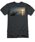 Sunset At a Serene Pier Drone Overwatch Solutions T-Shirt