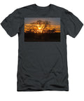 Sunset Behind a Silhouetted Tree Mario G Rivera T-Shirt