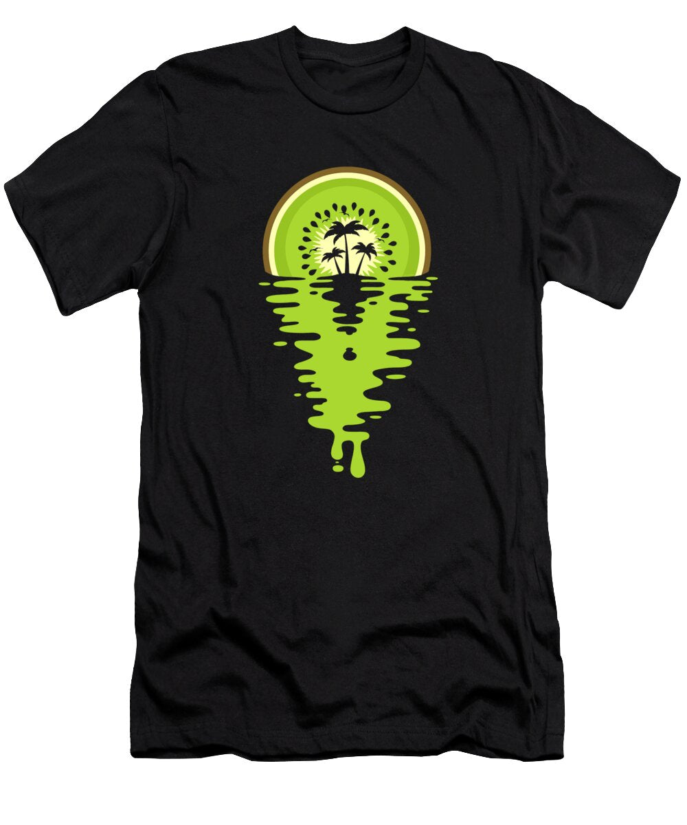 Sunset Kiwi Vaporwave Lm2kone T-Shirt