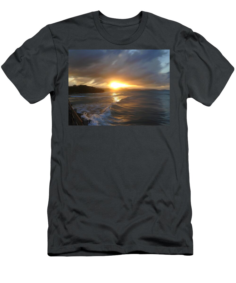 Sunset Runaway Bay Jamaica Dennis Kirby T-Shirt