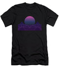 Sunset Synthwave Retro Music 80s Moon T-Shirt