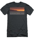 Sunset Yachts on West Kirby Shore Neon Light Photography T-Shirt