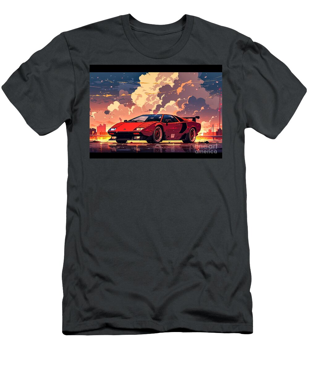 Super Car Lamborghini Diablo Se30 Jota 1 Destiney Sullivan T-Shirt