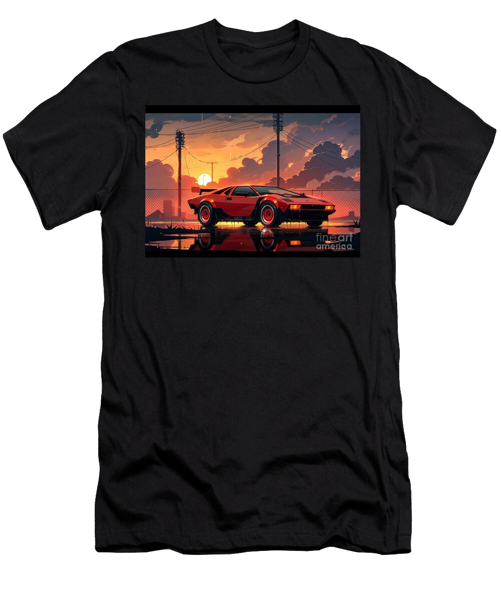 Super Car Lamborghini Diablo Se30 Jota 2 Destiney Sullivan T-Shirt
