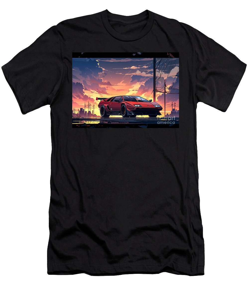 Super Car Lamborghini Diablo Se30 Jota Destiney Sullivan T-Shirt